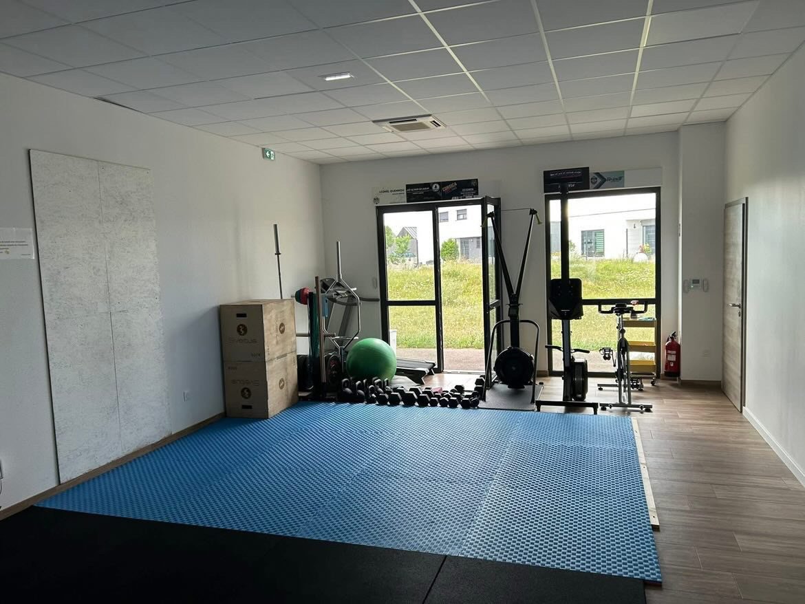 Espace cardio et tapis pour l'analyse de la course à pied